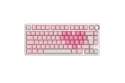 Teclado Royal Kludge R75 Hot Swap Switch Cream Pink Melody