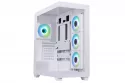 Caja gaming BitFenix Ceto Premium Edition torre media ARGB blanca vidrio templado