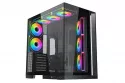 Caja Gaming Xigmatek Aqua 7 Negro ARGB Vidrio Templado Mid Tower