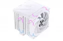 Refrigeración Aire Einarex Socket Universal Ventus V300 2x120mm RGB Blanco 6 Heatpipes