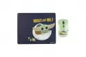 Disney Star Wars The Mandalorian Baby Yoda Pack Ratón Inalámbrico 1600 DPI + Alfombrilla