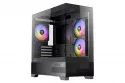 Caja de ordenador Antec CX500M ARGB Mini Tower vidrio templado USB-C