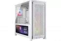 Caja torre Corsair FRAME 4000D LCD RS ARGB blanca con pantalla lateral LCD y 4 ventiladores ARGB