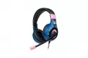 Auriculares BigBen V1 Fox con cable jack 3,5 mm Gaming diadema azul con micrófono plegable