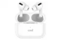Auriculares Cool Chester inalámbricos Bluetooth con cancelación de ruido, micrófono y sonido envolvente, blancos