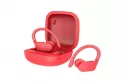 Auriculares Daewoo DW2025 inalámbricos Bluetooth deportivos con estuche de carga rojos