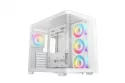 Torre PC Caja DeepCool CG530U 4F Blanca Cristal Curvo ATX 4 Ventiladores ARGB