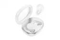 Auriculares Hoco EQ3 inalámbricos Bluetooth 5.3 con pantalla digital y soporte Siri blancos