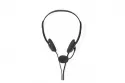 Auriculares Nedis CHST100BK con cable doble jack micro abatible supraaural negros