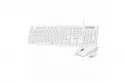 Subblim Business Slim (Blanco) - Teclado + ratón USB