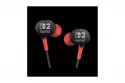 Auriculares PowerA Wired Earbuds con cable Jack 3,5 mm para Gaming, compatibles con Nintendo Switch 2, micr&oacute;fono en l&iacute;nea, negro y rojo