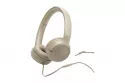 Auriculares JBL Tune 530 con cable Jack 3,5 mm para m&uacute;sica y uso diario, plegables, color beige