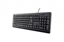 Teclado Membrana Trust TK-150 Por cable Negro