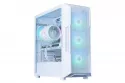 Torre PC Torre ATX Zalman i3 NEO ARGB V2 Blanca con 4 ventiladores y ventana lateral