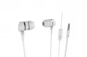Auriculares Vivanco VVEARSMARTW con cable Jack 3,5 mm para llamadas y m&uacute;sica, micr&oacute;fono integrado, color blanco