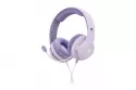 Auriculares HORI Gaming Headset Cozy Lavender con cable, jack 3,5 mm, para gaming, micr&oacute;fono flexible y control de volumen, color violeta