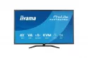 Monitor iiyama ProLite X4373UHSU-B2 43" UltraHD 4K 60Hz VA HDR10 Altavoces USB-C KVM