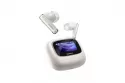 Auriculares Baseus Bowie M2s Ultra inal&aacute;mbricos Bluetooth con Cancelaci&oacute;n de Ruido, pantalla t&aacute;ctil LCD y audio Hi-Fi, blancos