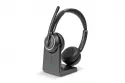 Auriculares Lindy L118 con cable e inal&aacute;mbricos Bluetooth USB-C para oficina y call center negros