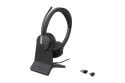 Auriculares Yealink BH70 Dual inal&aacute;mbricos USB-C/A para oficina con Cancelaci&oacute;n de Ruido y micr&oacute;fono, con base de carga, negros