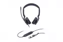 Auriculares Yealink UH44 Dual Teams con cable USB-A/USB-C optimizados para Microsoft Teams, oficina, color negro
