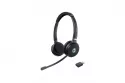 Auriculares Yealink WH62 Dual inal&aacute;mbricos DECT USB para oficina y teletrabajo con cancelaci&oacute;n de ruido, micr&oacute;fono y bot&oacute;n Teams, color negro