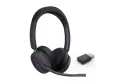 Auriculares Yealink WH68 Hybrid Teams inal&aacute;mbricos USB-C/USB-A para oficina con Cancelaci&oacute;n de Ruido, diadema, optimizados para Microsoft Teams, color negro