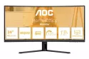Monitor AOC CU34B3E 34" UltraWide Quad HD 120Hz VA Curvo HDR10 Altavoces