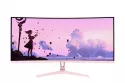 Monitor Arozzi Nova 34" UltraWide QHD 165Hz VA Curvo 1ms Rosa Altavoces