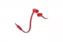 Auriculares JBL TUNE 160 con cable, conexi&oacute;n 3,5 mm, intraurales, color rojo