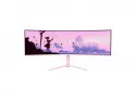 Monitor Arozzi Nova 49" Dual QHD 165Hz VA Curvo 4ms Altura Ajustable Rosa