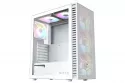 Carcasa XYZ AIRONE 100 Mesh 6x Ventiladores ARGB Dise&ntilde;o Malla ATX Blanca