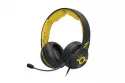Auriculares Hori Pikachu Cool con cable, conectividad al&aacute;mbrica, gaming, micr&oacute;fono y volumen ajustable, negro y amarillo