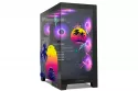 Torre PC NOX Hummer GLOCK ARGB Semitorre ATX Cristal Templado USB-C Negra - Magic City Edition