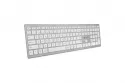 Subblim Pure Extended Bluetooth (Blanco/Plata) - Teclado inal&aacute;mbrico