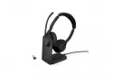 Auriculares Jabra Evolve2 55 inal&aacute;mbricos Bluetooth con Cancelaci&oacute;n Activa de Ruido, micr&oacute;fono y base de carga, negro
