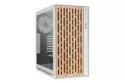 Torre PC Nox Hummer ELEMENT Semi Torre ATX Cristal Templado USB-C Blanca y Madera - Dune Edition By PcCom