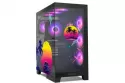 Torre PC NOX Hummer GLOCK ARGB Semitorre ATX Cristal Templado USB-C Negra - Magic City Edition