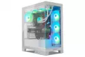 Torre PC NOX Hummer GLOCK ARGB Semitorre ATX Cristal Templado USB-C Blanca - Kawaii Edition