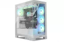 Torre PC NOX Hummer GLOCK ARGB Semitorre ATX Cristal Templado USB-C Blanca - Kawaii Edition