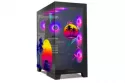 Torre PC NOX Hummer GLOCK ARGB Semitorre ATX Cristal Templado USB-C Negra - Magic City Edition