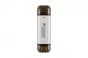 Disco Duro Transcend ESD310 1TB SSD USB Type-A/C 10 Gbit/s Plata