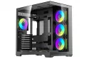 Caja de torre darkFlash C280 negra para acuario con vidrio templado