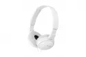 Auriculares Sony MDR-ZX110 con cable, conexi&oacute;n al&aacute;mbrica, uso para m&uacute;sica, blancos