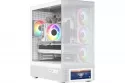 Caja PC Modecom Volcano AQ500 ARGB Midi Tower Blanca