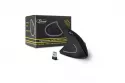 Ratón Inter-Tech KM-206L RF inalámbrico 1600 DPI Negro Blanco Diseño vertical