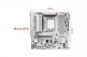 Placa Base AsRock B860M Challenger WiFi White Intel B860 LGA 1851 DDR5 Micro ATX Wi-Fi 7