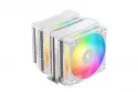 Refrigeración Aire Deepcool Socket AM4 AM5 LGA 1700 120mm AG620 G2 WH ARGB