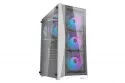 Caja PC Darkflash DK352 Plus Blanca + 4 Ventiladores ARGB