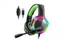 Auriculares Gaming Genéricos con Cable USB 7.1, Micrófono Cancelación de Ruido y RGB Verde
